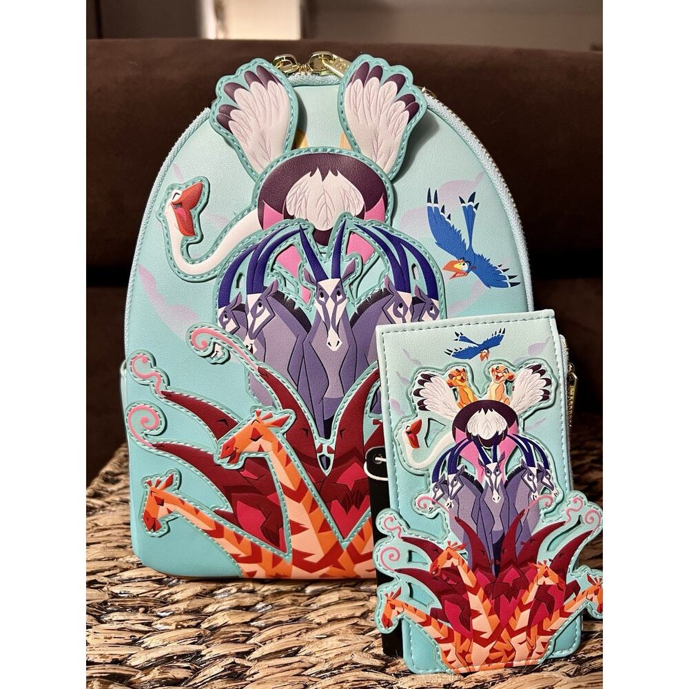 Loungefly The Lion King Can't Wait To Be King Animal Tower Mini Backpack Set